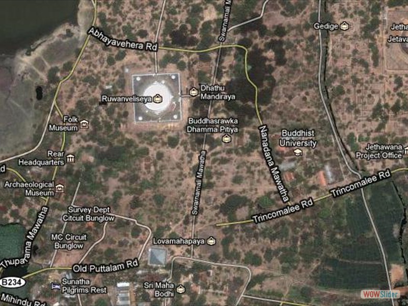 2.1 Ruwanveliseya location